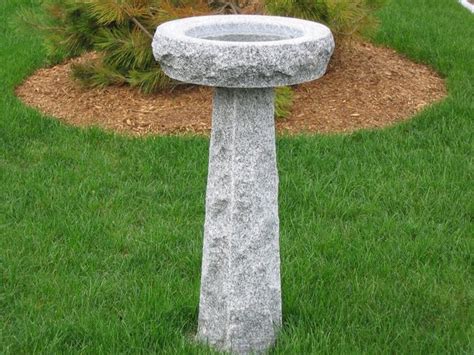 Granite Bird Baths - Rustic - Garden - Boston - by Swenson Granite ...