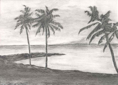 Black And White Landscape Sketches at PaintingValley.com | Explore collection of Black And White ...