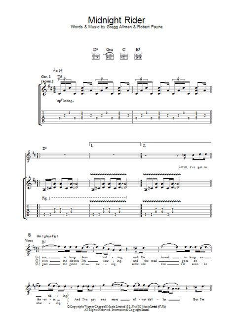 Midnight Rider | Sheet Music Direct