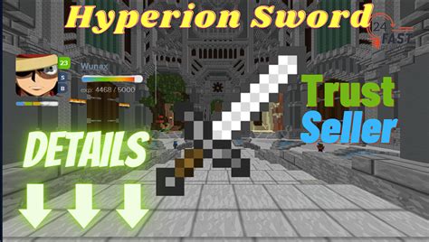 Hyperion Sword ( Mythic + 5Star + Maxed ) Insant Delivery | #2224266966 - Odealo