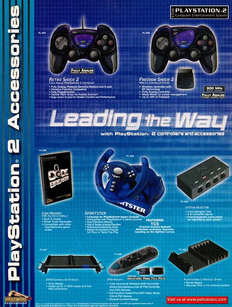 Pelican PlayStation 2 accessories - PS2 Hardware & Peripherals ...