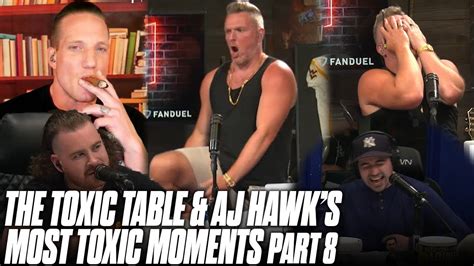 Pat McAfee Show's Toxic Table & AJ Hawk's Most TOXIC Moments Part 8 - Win Big Sports