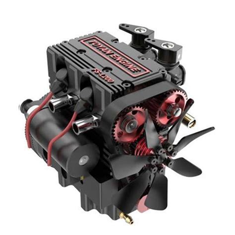 Toyan Engine FS-L200 2 Cylinder Four Stroke Nirto RC Engine For RC Car Boat Plane RC Vehicles ...