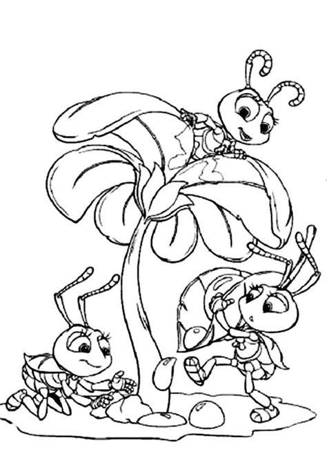 Free The Ant And The Grasshopper Coloring Pages, Download Free The Ant And The Grasshopper ...