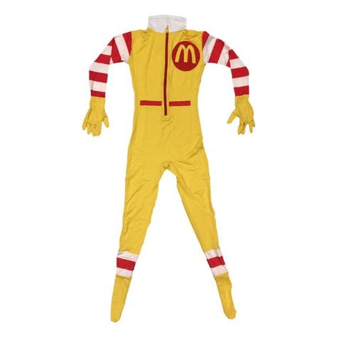 Ronald Mcdonald Costume Cosplay Spandex Mcdonald's Fancy ...