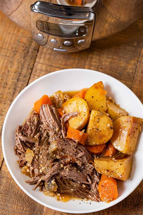 Slow Cooker Rump Roast Recipe - Dinner, then Dessert