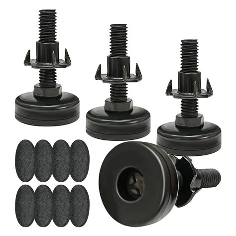 Buy Adjustable Furniture Feet, 4 Set Furniture Levelers Heavy Duty Furniture Leveling Feet ...