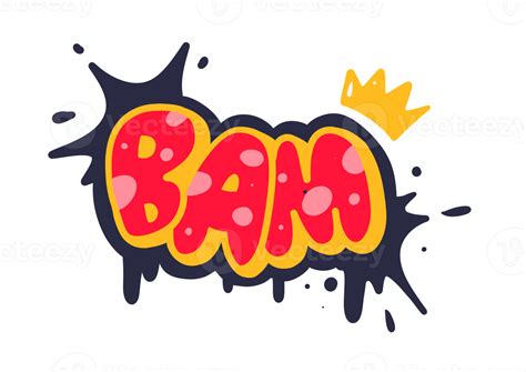 bam graffiti text effect 18972603 PNG