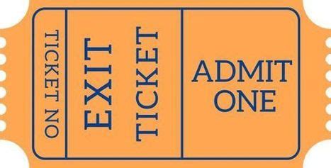 Exit Ticket Template Word | Master Template