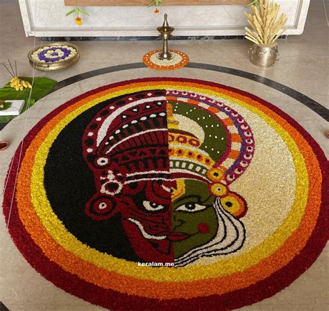 15+ Traditional onam pookalam designs with the theme & Rangoli ...