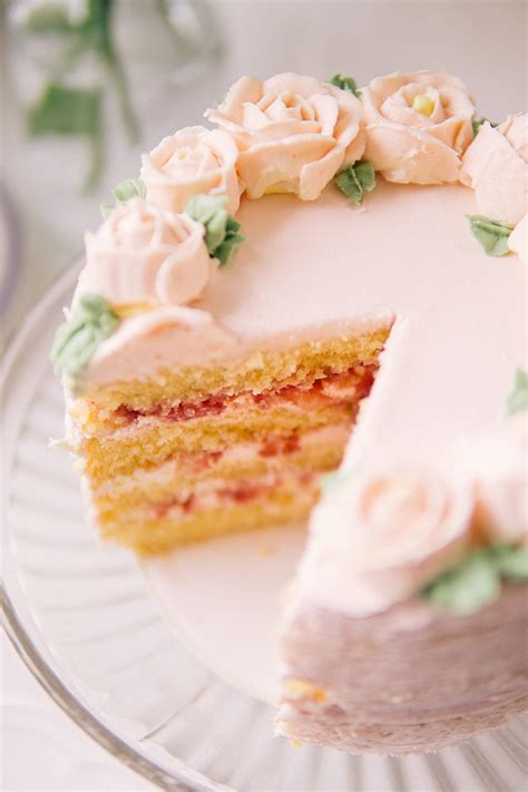 Strawberry Rose Cake. | Barely There Beauty - A Lifestyle Blog from the Home Counties