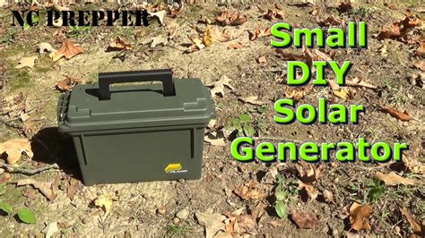 Small DIY Portable Solar Generator - YouTube