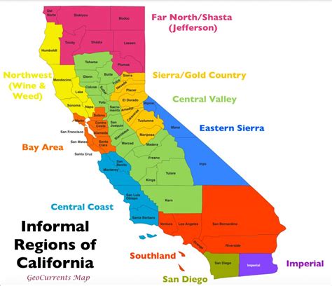 Map Of Contra Costa County Ca The Regionalization Of California Part ...