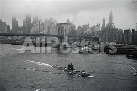 'Nuclear Submarine Passing New York View' Photographic Print ...