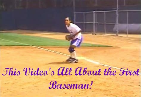 Fastpitch Softball Infield Drills Video: 1st Baseman Responsibilities