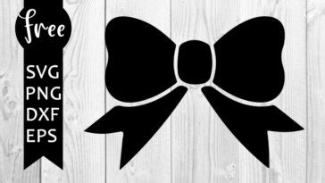 cheer bow svg – freesvgplanet