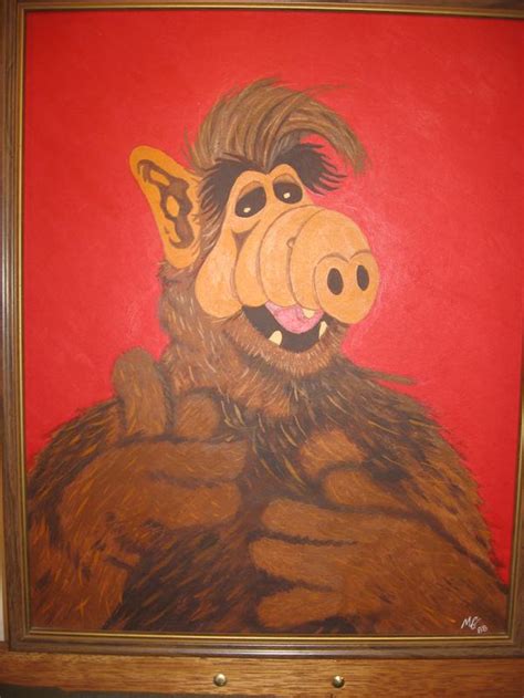 Alf painting by zombiegoon on DeviantArt