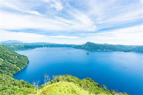 Lake Mashu,Akan National Park,Mashu-ko, Hokkaido, Japan Stock Photo ...