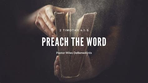 Preach the Word - YouTube