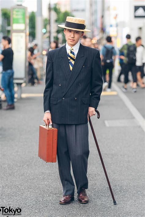 Dapper Retro Menswear Street Style in Harajuku w/ Comme des Garcons ...