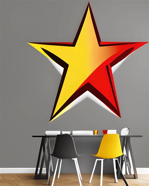 Starburst Logo Wall Decal · Creative Fabrica