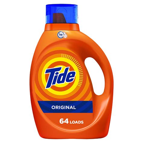 Buy Tide Laundry Detergent Liquid Soap, High Efficiency (He), Original ...