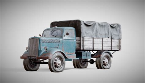 Opel Blitz Truck - DownloadFree3D.com