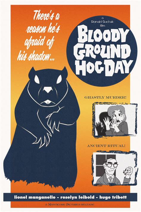 Bloody Groundhog Day poster by tymime on DeviantArt