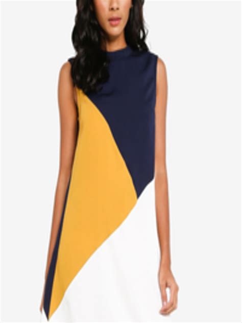 Buy ZALORA BASICS Multicoloured Colourblocked A Line Dress - Dresses for Women 17158466 | Myntra