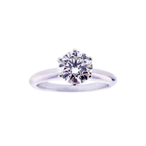 Tiffany 1 Carat Diamond Engagement Ring - Diamond