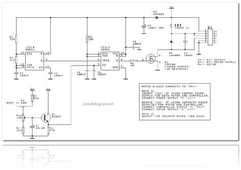 DC Motor Speed Controller | Electronic Schematic Diagram