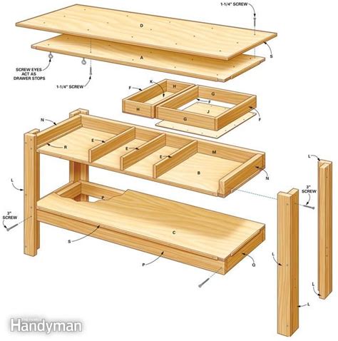 Simple Workbench Plans | Diy wood projects furniture, Simple workbench plans, Diy wood projects