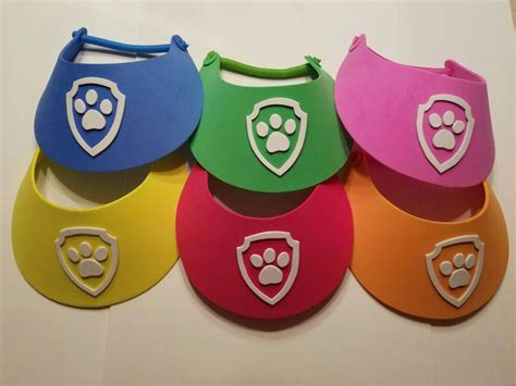 Paw Patrol Party Favor Hats set of 6 - Etsy