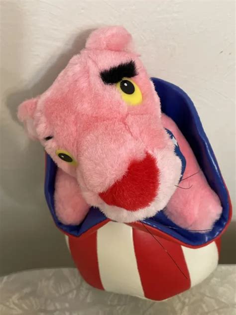PINK PANTHER PLUSH 1998 Uncle Sam HAT Patriotic Red White Blue. Stars Stripes $24.99 - PicClick
