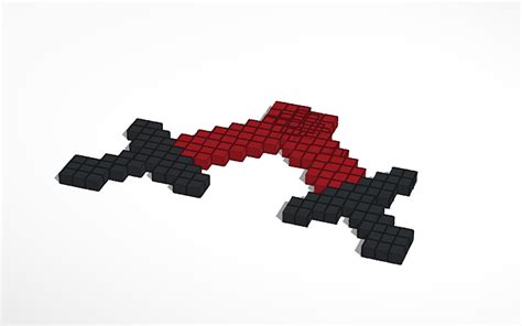 3D design MINECRAFT SWORD - Tinkercad