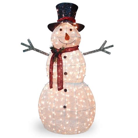 outdoor snowman decorations