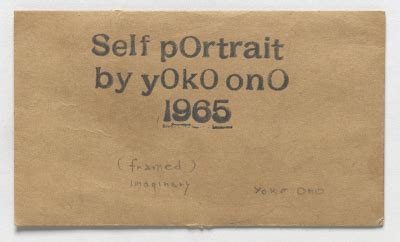 Artists' Books and Multiples: Yoko Ono | Self Portrait