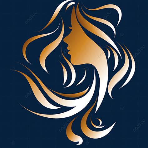 Blonde Female Hair Side Face Silhouette, Female Hair, Profile, Silhouette PNG and Vector with ...