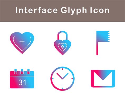 Interface Vector Icon Set 20406222 Vector Art at Vecteezy