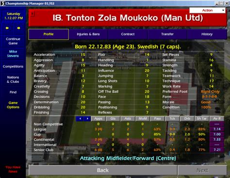 Championship manager 01/02 retiring players - foosell