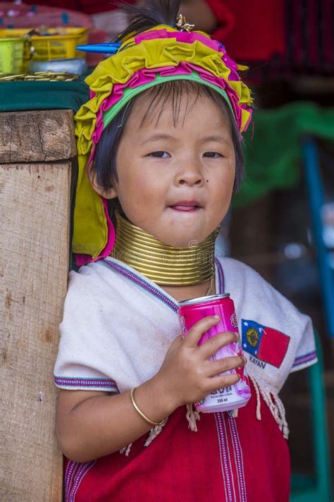 Portrait of Kayan Tribe Woman in Myanmar Editorial Photo - Image of human, portrait: 105595251