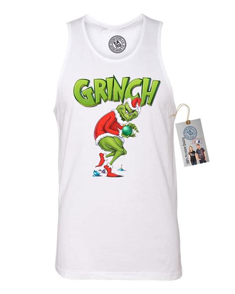 Custom Apparel R Us - Mr Grinch Christmas Mens Tank - Walmart.com ...