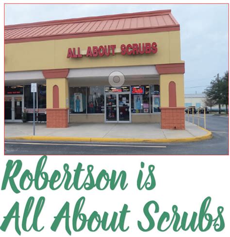 Robertson is All About Scrubs