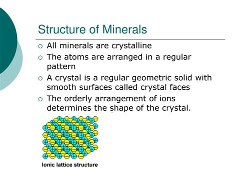 PPT - Structure of Minerals PowerPoint Presentation, free download - ID ...