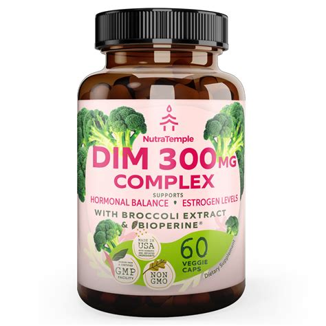 DIM Supplement 300 Mg – NutraTemple – Nutrition as nature intended