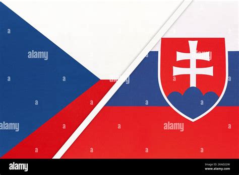 Czech Republic and Slovakia, symbol of country. Czechia vs Slovak ...