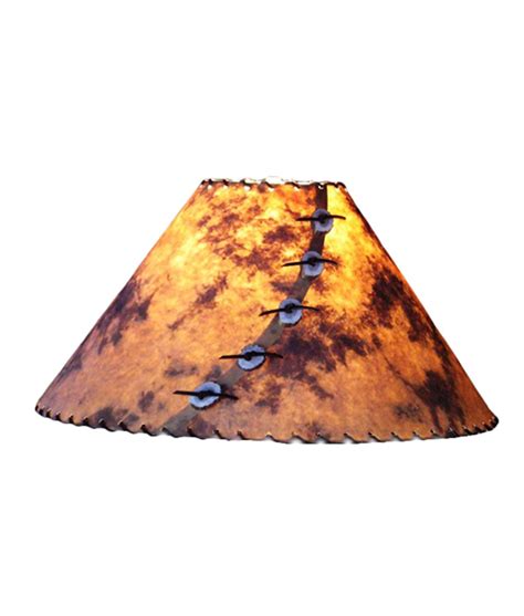 Rust and Brown Lamp Shade - Rustic Artistry