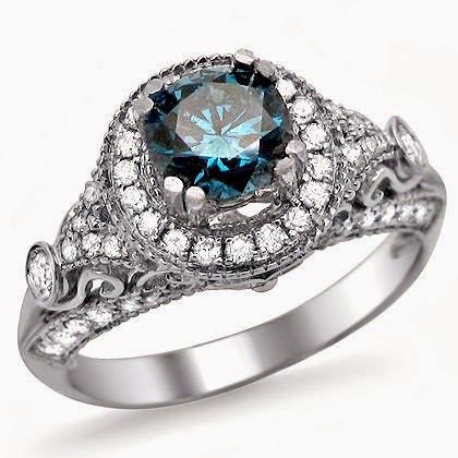 All About Women's Things: The Allure of Blue Diamond Rings