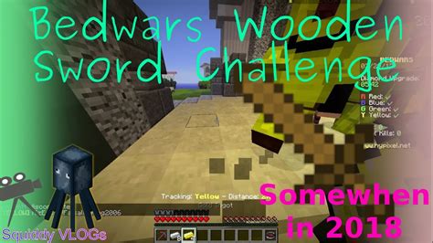 Bedwars Wooden Sword Challenge - YouTube