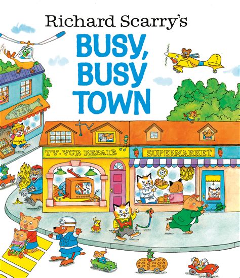 Richard Scarry's Busy, Busy Town - Hardcover - Tom's Toys